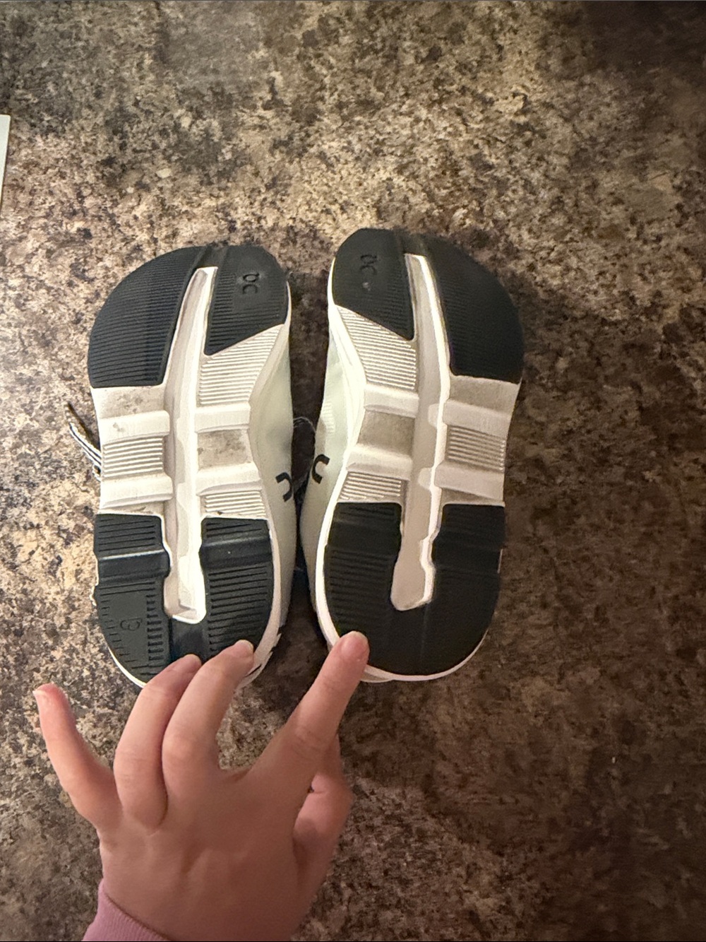 On Running White and Black Sneakers - Picture 4 of 6
